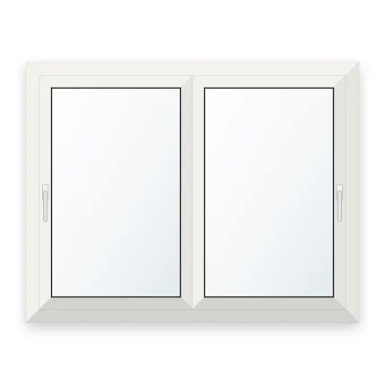 Fenêtre coulissante alu 2 vantaux