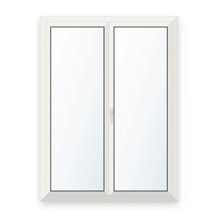 Porte-fenêtre alu 2 vantaux oscillo-battant - Imagen 1