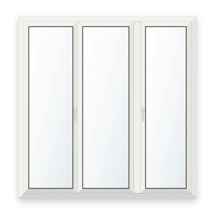 Porte-fenêtre alu 3 vantaux oscillo-battant - Imagen 1