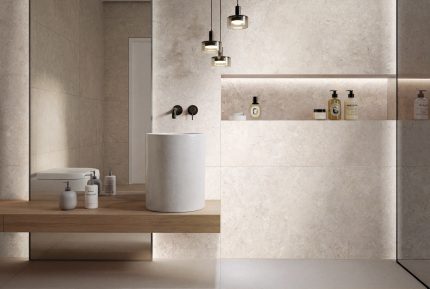Carrelage CONVERO effet pierre — ambiance 7