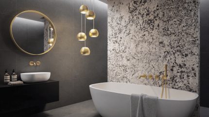Carrelage CONVERO effet pierre — ambiance 8
