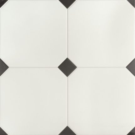 Carrelage BETERA BLACK-WHITE El Molino — 58 x 58 cm