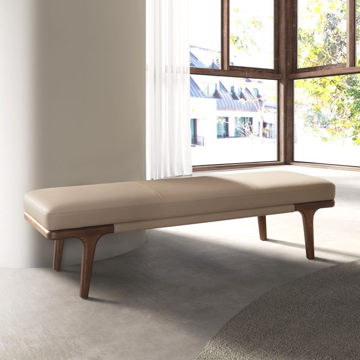 Banc en simili cuir vison – Angel Cerdá