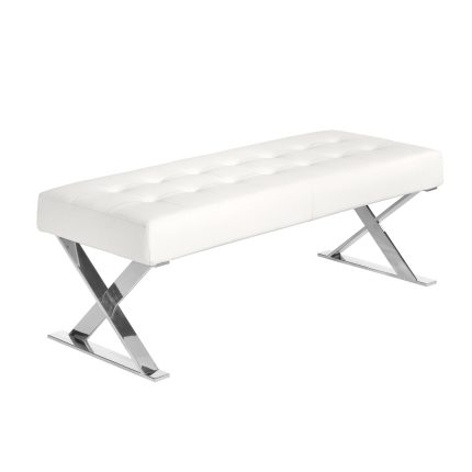 Banc en similicuir blanc – réf. 5001 – Angel Cerdá