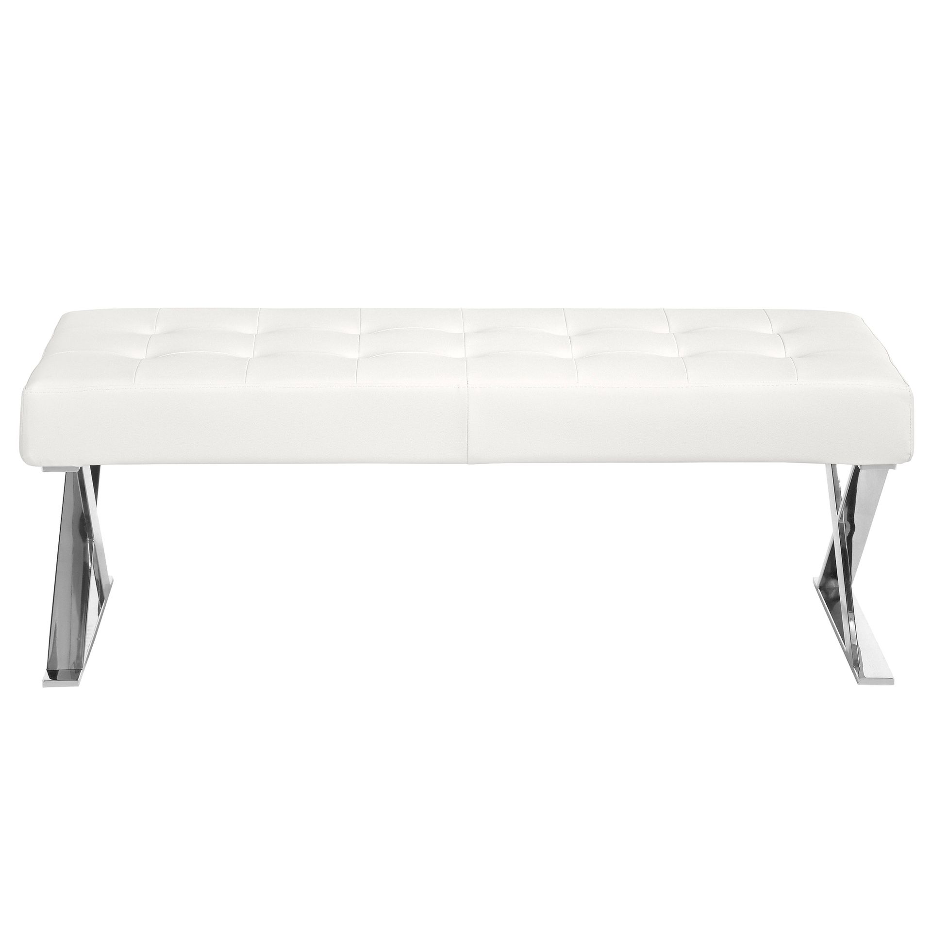 Banc en similicuir blanc – réf. 5001 – Angel Cerdá