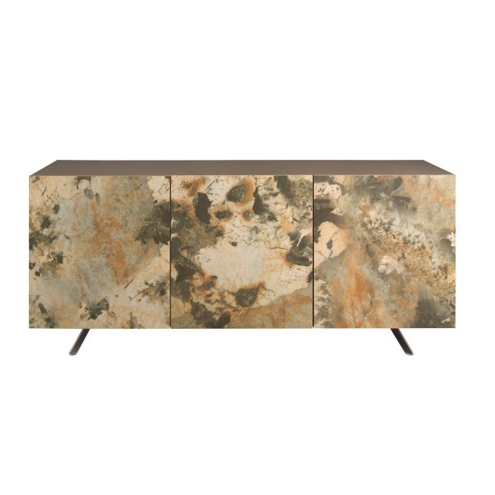 Buffet en bois taupe métallisé – Angel Cerdá