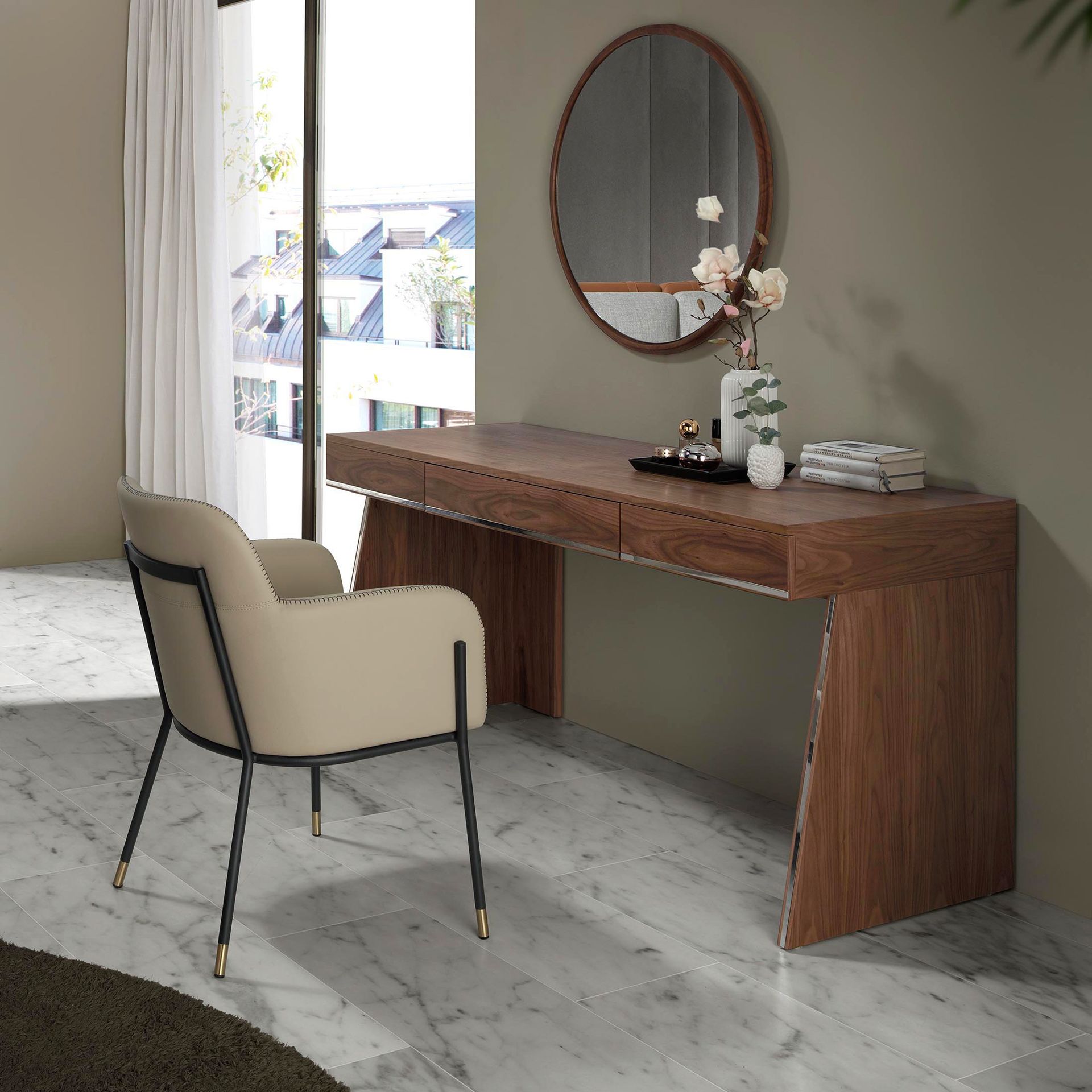 Bureau en noyer – Angel Cerdá