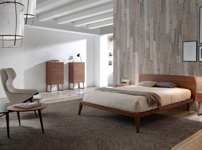 Fauteuil en tissu gris – Angel Cerdá