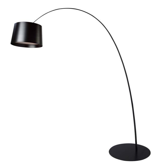 Lampadaire réglable en acier noir – Angel Cerdá Lampadaire réglable en acier noir – Angel Cerdá