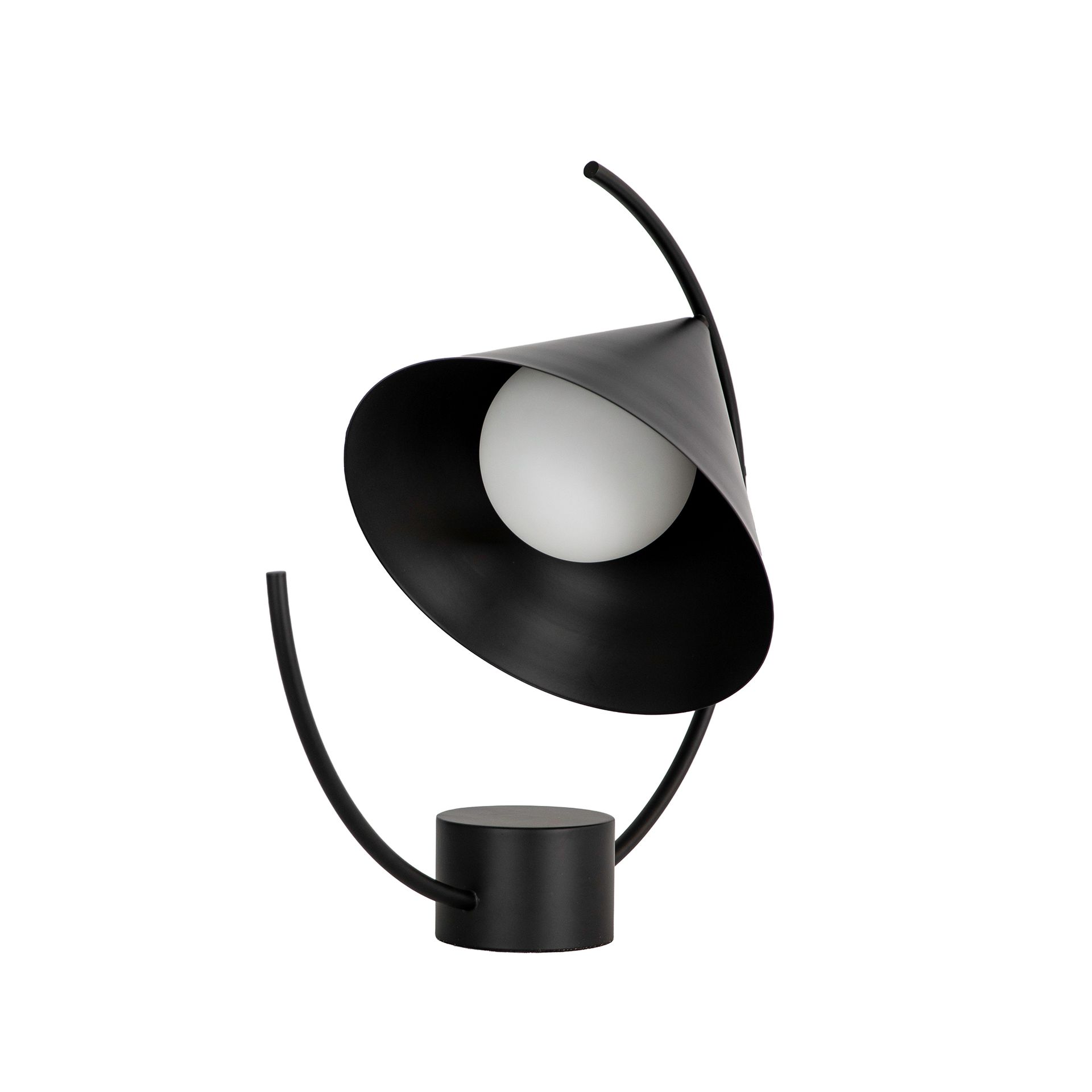 Lampe de table en acier noir – Angel Cerdá