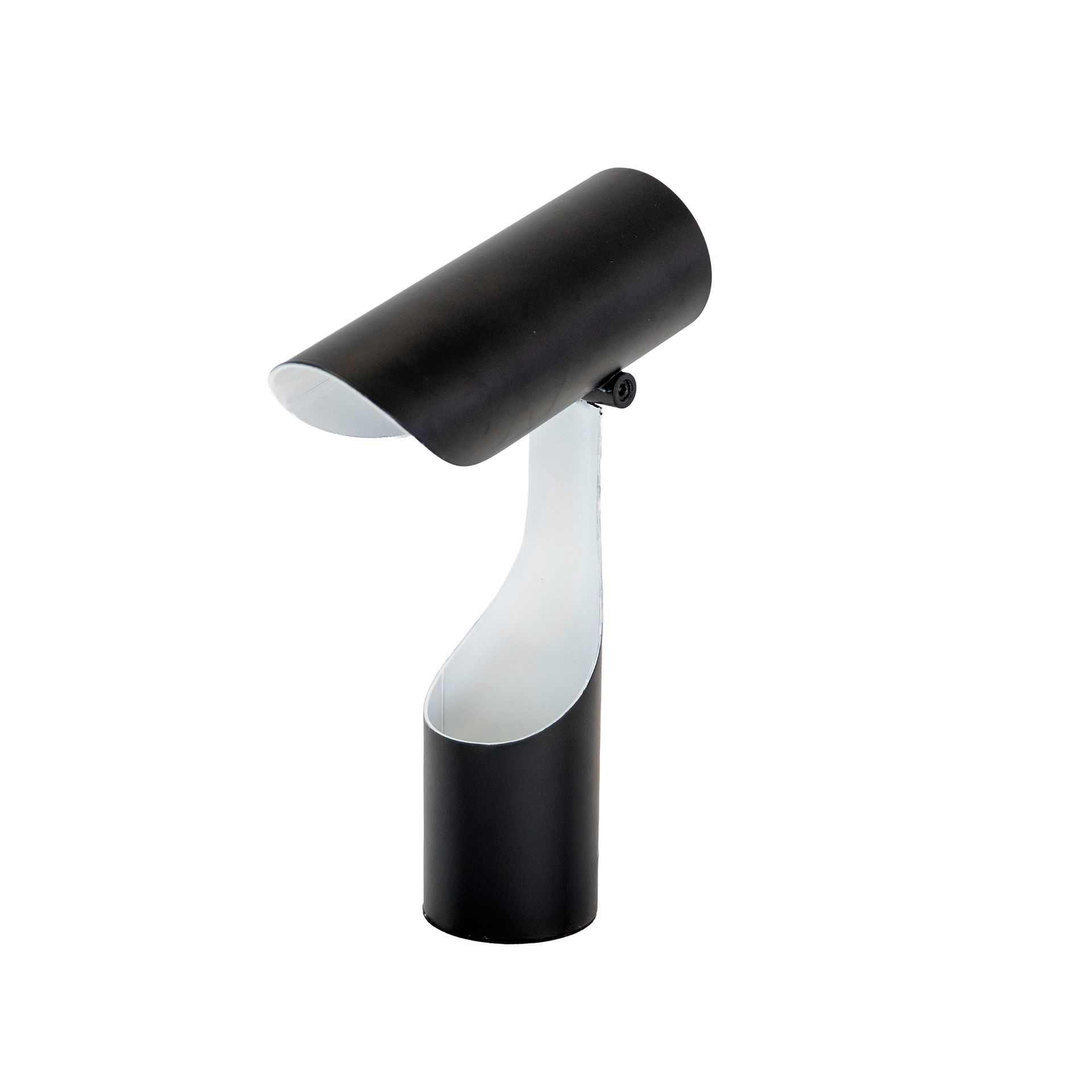 Lampe de table en acier noir et blanc – Angel Cerdá