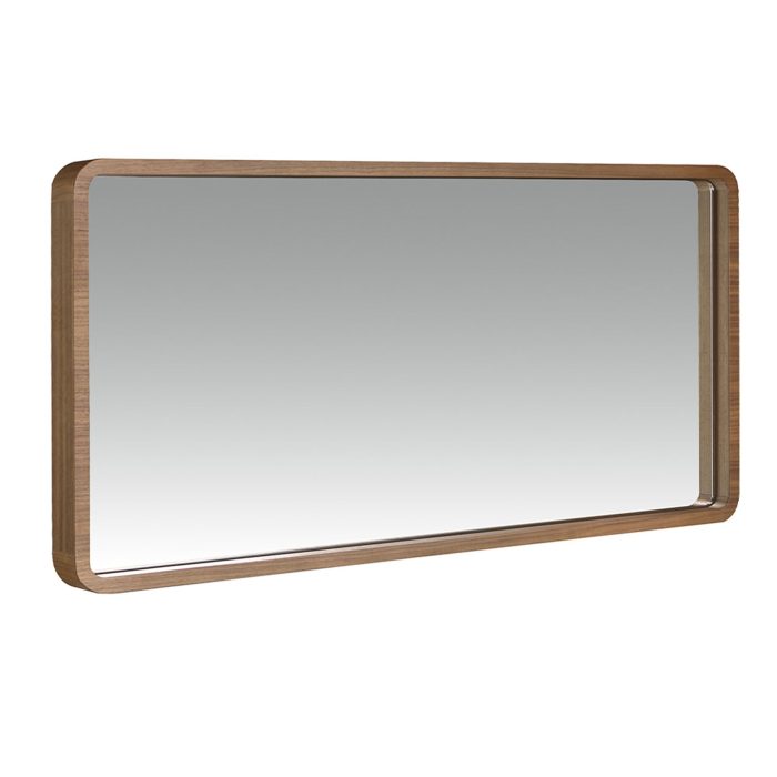 Miroir mural rectangulaire noyer – Angel Cerdá